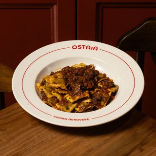 Ravioli con Ragù Au-Tuccu de Liguria