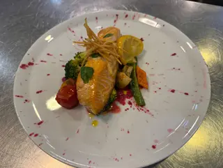 Salmón a la plancha