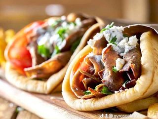 4 Gyros de Cerdo + 500 ml Gelato