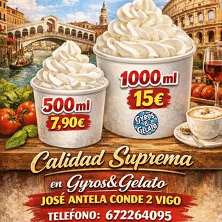 Nata FRESCA MÁQUINA ITALIANA 1000 ML