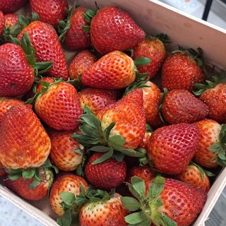 2 raciones XXL FRESAS CON NATA ITALIANA