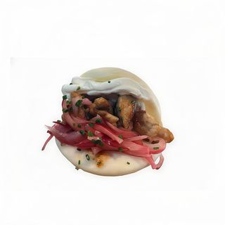 Cream chicken bao