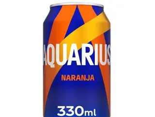 Aquarius Naranja lata 330ml.