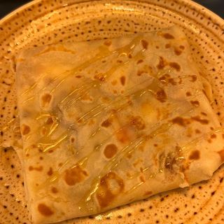 Crep De Sobrasada Con Mahón Y Miel