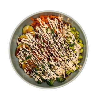 Bowl de salmón ahumado