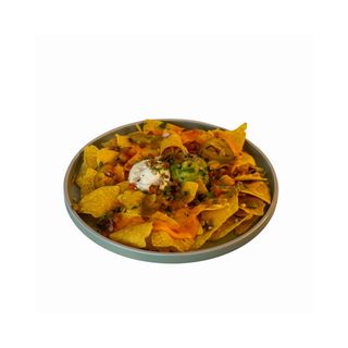 Nachos con guacamole