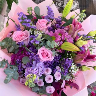 Ramo variado rosado y morado