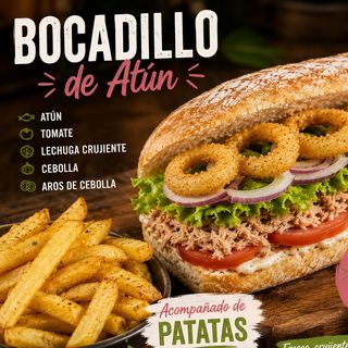 Bocadillo maxi de atún