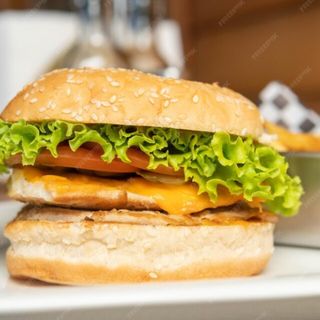 Hamburguesa Sola con queso