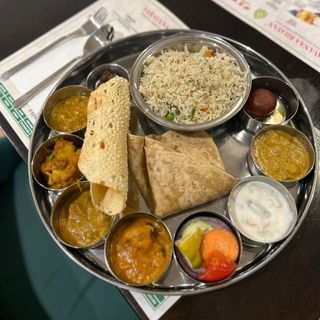 157. North Indian Thali (GO-VO)