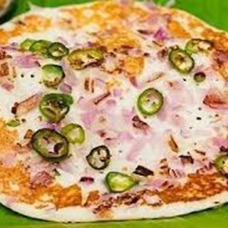 124. Onion & Chilli Uthappam (V)
