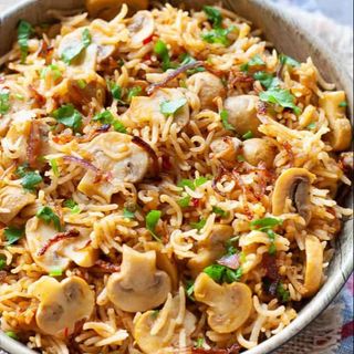 288. Mushroom Pulao (G-VO)