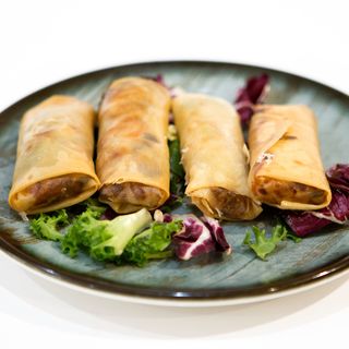 9. ROLLITOS DE POLLO X4