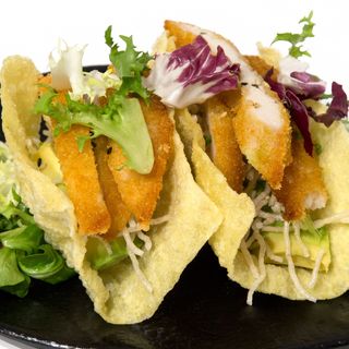 41. TACO DE POLLO KATSU  X2