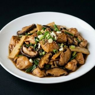 98. POLLO CON BAMBU SETA CHINA