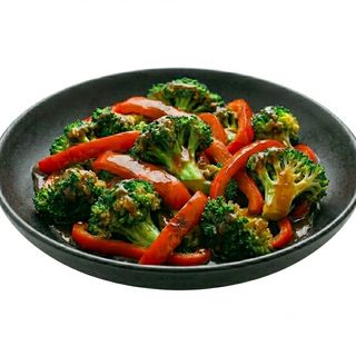 106. BROCOLI CON PIMIENTO ROJO SALTEADAS