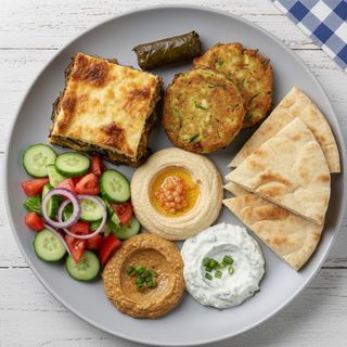 Plato Combinado Griego Veggie