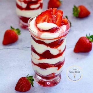 Fresas con crema