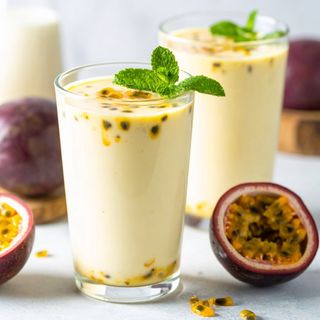 Jugo de maracuyá con leche
