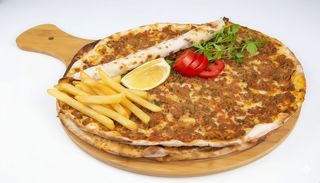 Menú pizza turca sólo carne