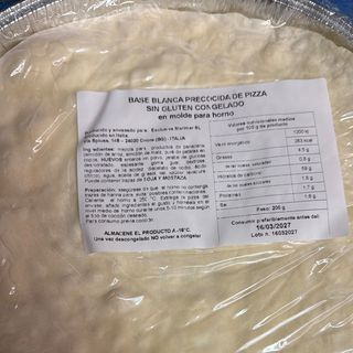 Base sin gluten