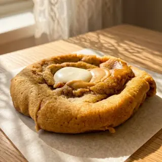 Cookie con Pepitas caramelo