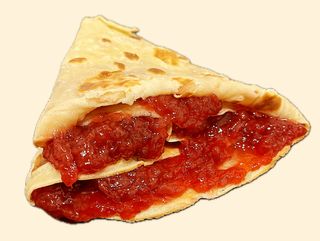 Crêpe con Mermelada de Fresa