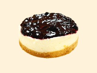 Tarta de queso arándanos