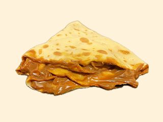 Crepe dulce de leche