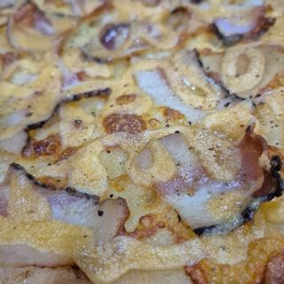 Focaccia carbonara