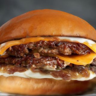 Cream Cheese Smash Burger