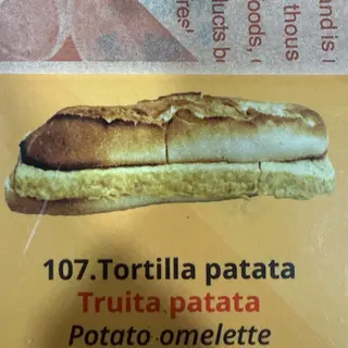 Bocadillo de Tortilla de patata