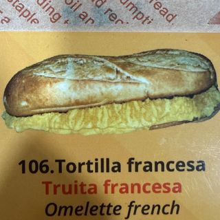 Bocadillo de Tortilla francesa