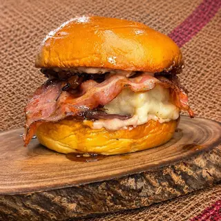Hamburguesa caramelizada