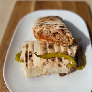 Shawarma de pollo a la parrilla
