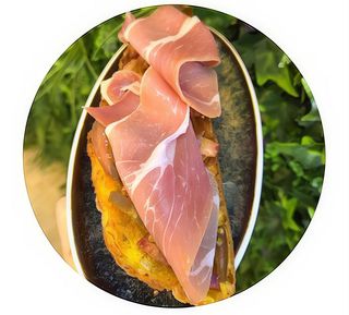 Tostada De Tomate Y Jamón Serrano