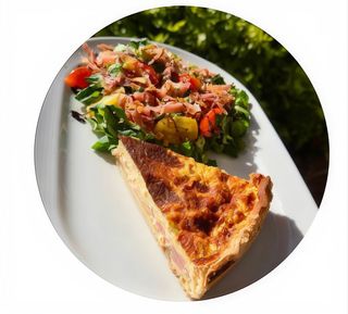 Quiche Lorraine Y Ensalada