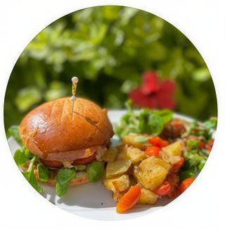 Burger Con Ensalada O Patatas