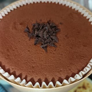 Tarta De Queso Y Chocolate Negro Belga