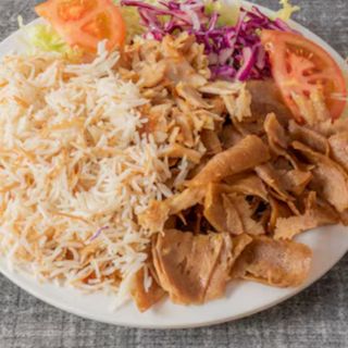 Platos kebab patatas y arroz oj