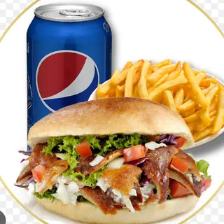 Menú 2 kebab ternera