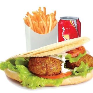 Menú 10 kebab vegetal