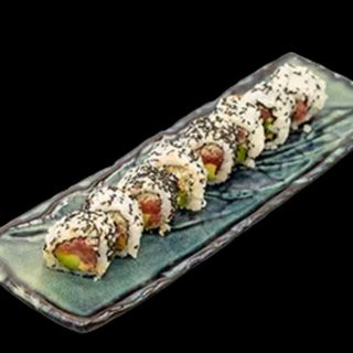 Uramaki Mayo Salmón Crunch
