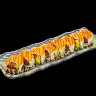 Uramaki Salmón Cheddar Roll