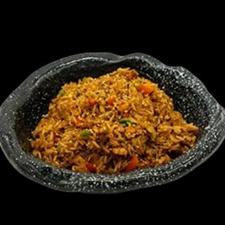 Arroz frito con pato