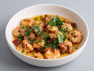 Chilli & coconut prawns