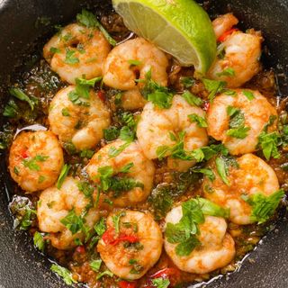 Garlic chilli king Prawns