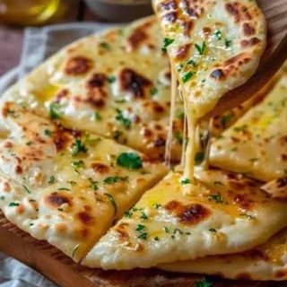 Cheese and Garlic Nan