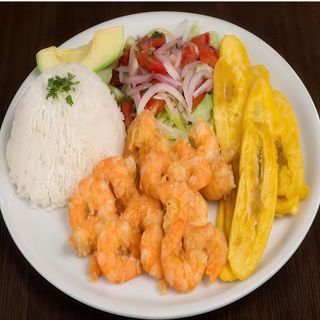 Camarones reventados