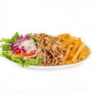 Menú kebab plato